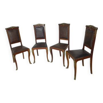 Italian art deco dining chairs 1920s