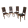 Italian art deco dining chairs 1920s