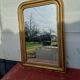 Napoleon III Mirror 19th Century Wood and Gilded Stucco