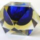Ashtray Sommerso Murano 1960' faceted