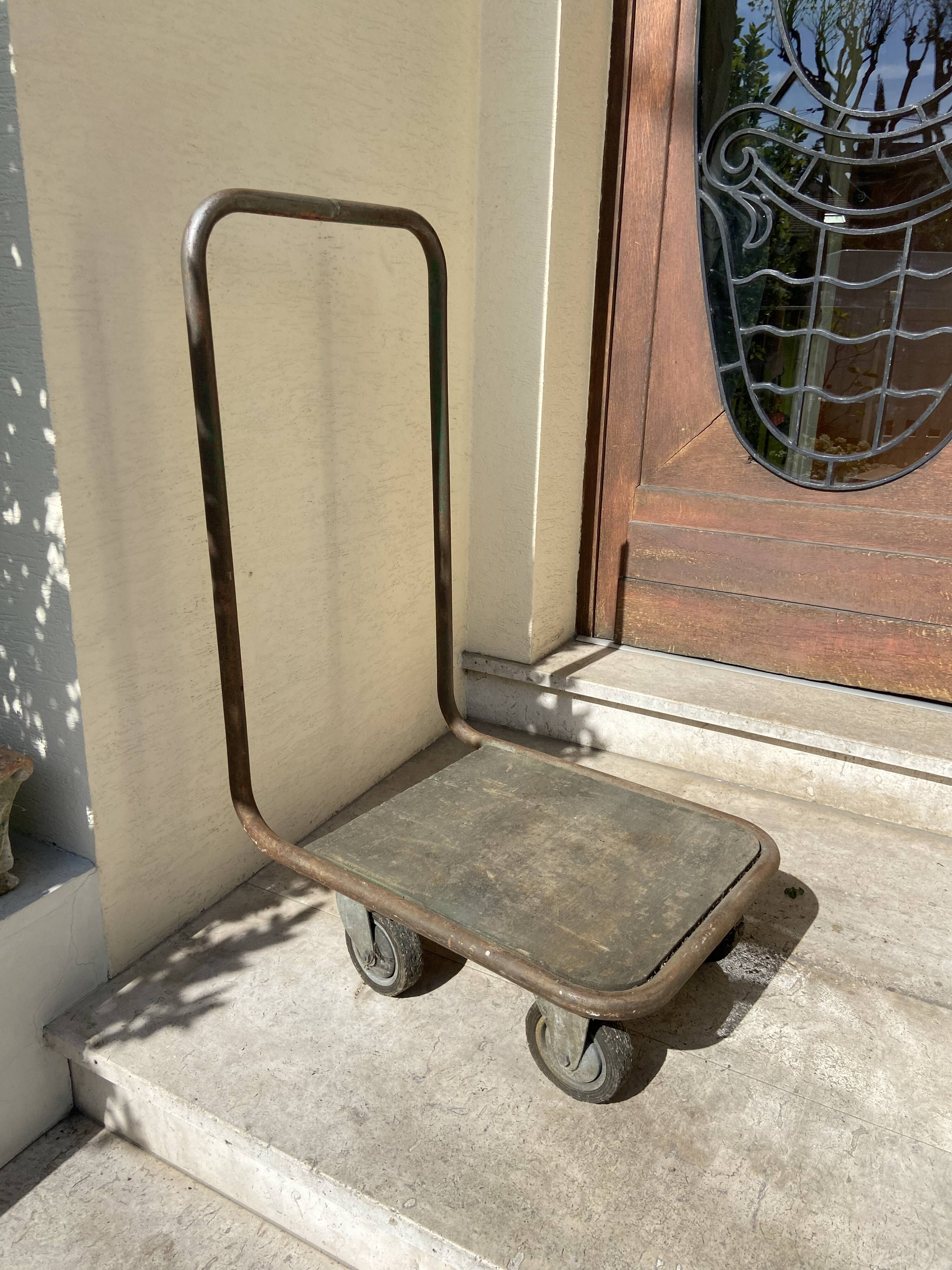 Vintage industrial trolley 1950