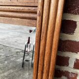Solid wood mirror