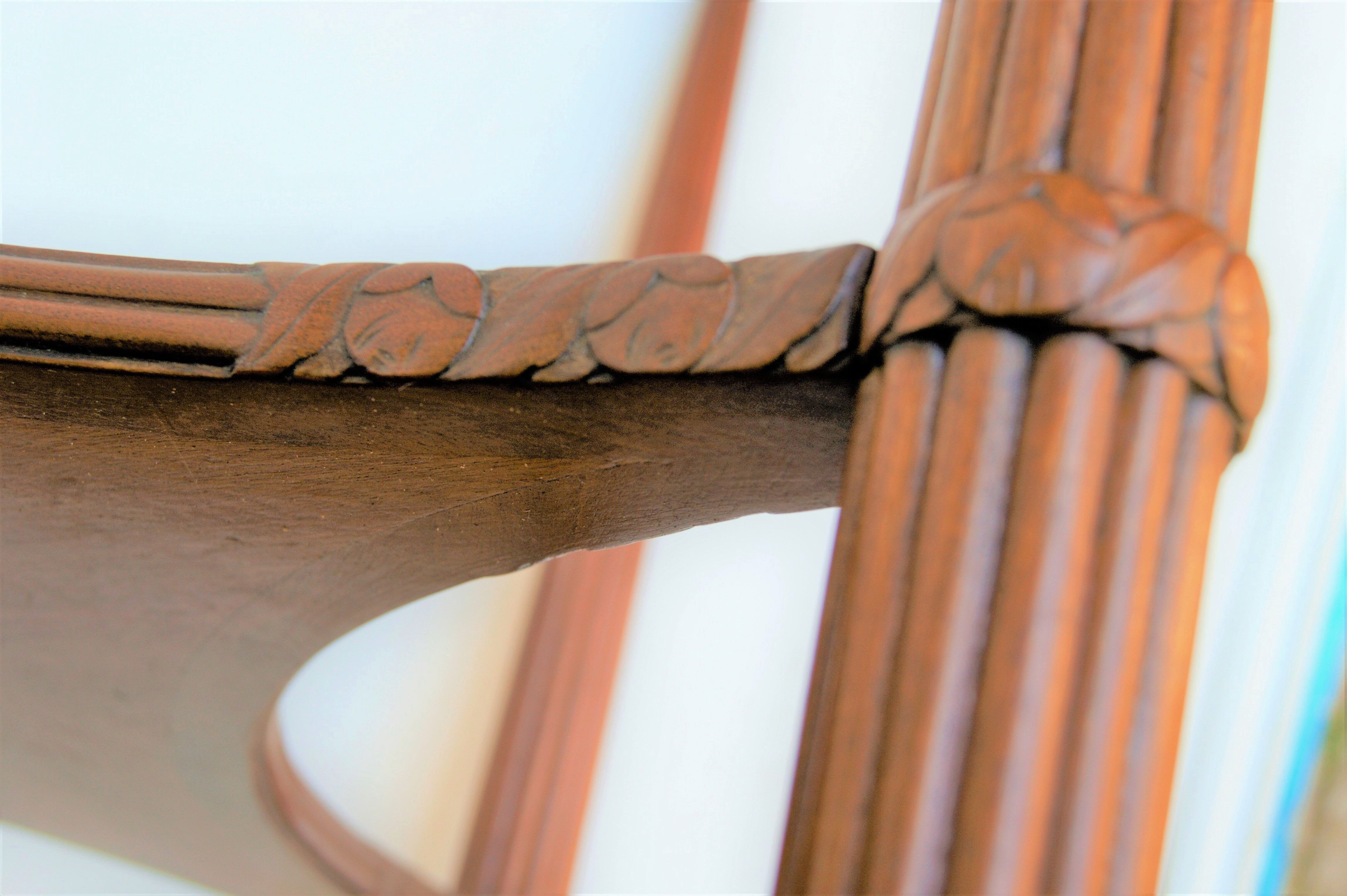 Old healing 1920's mahogany