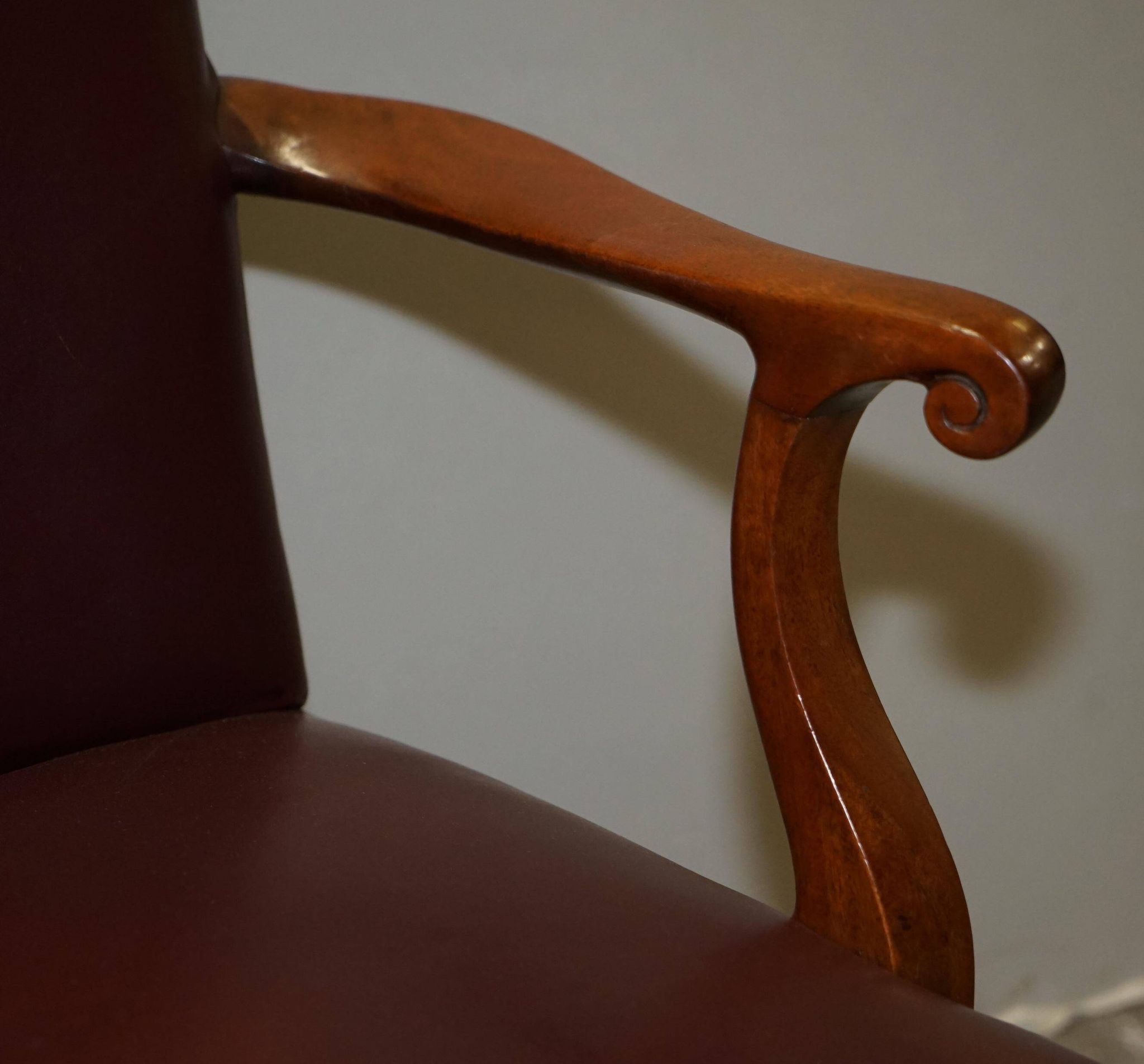 Carver office chair in Spencer House leather