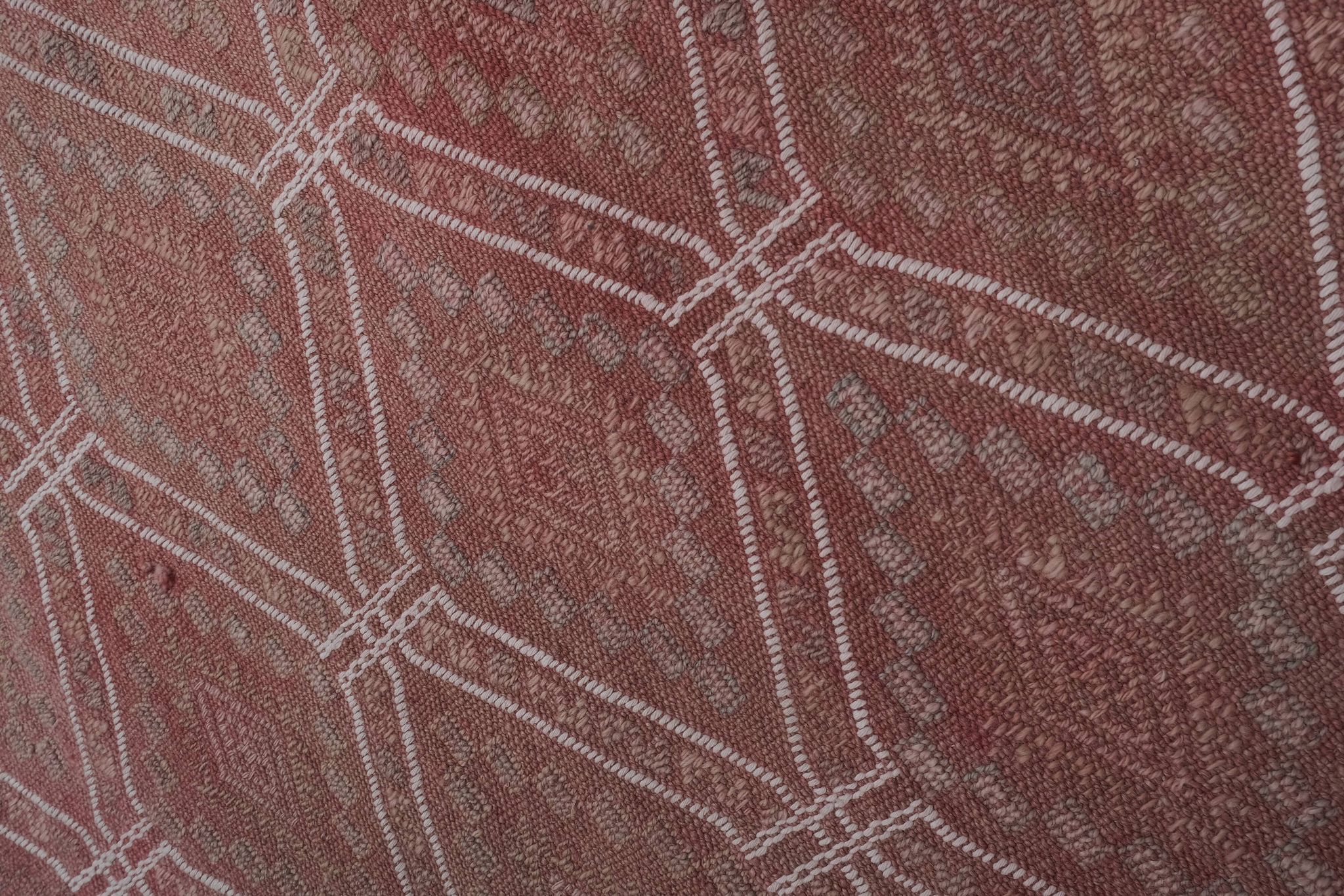 Tapis vintage turc de Oushak, tissé à la main 85x293 cm