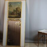 19th century trumeau mirror