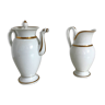 Teapot and pitcher porcelain