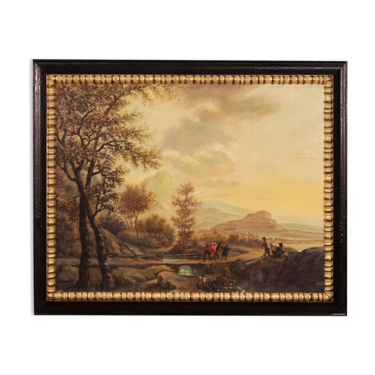 Bucolic landscape from XXth century