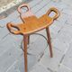Brutalist tabouret, by Sergio Rodriguez, 70s