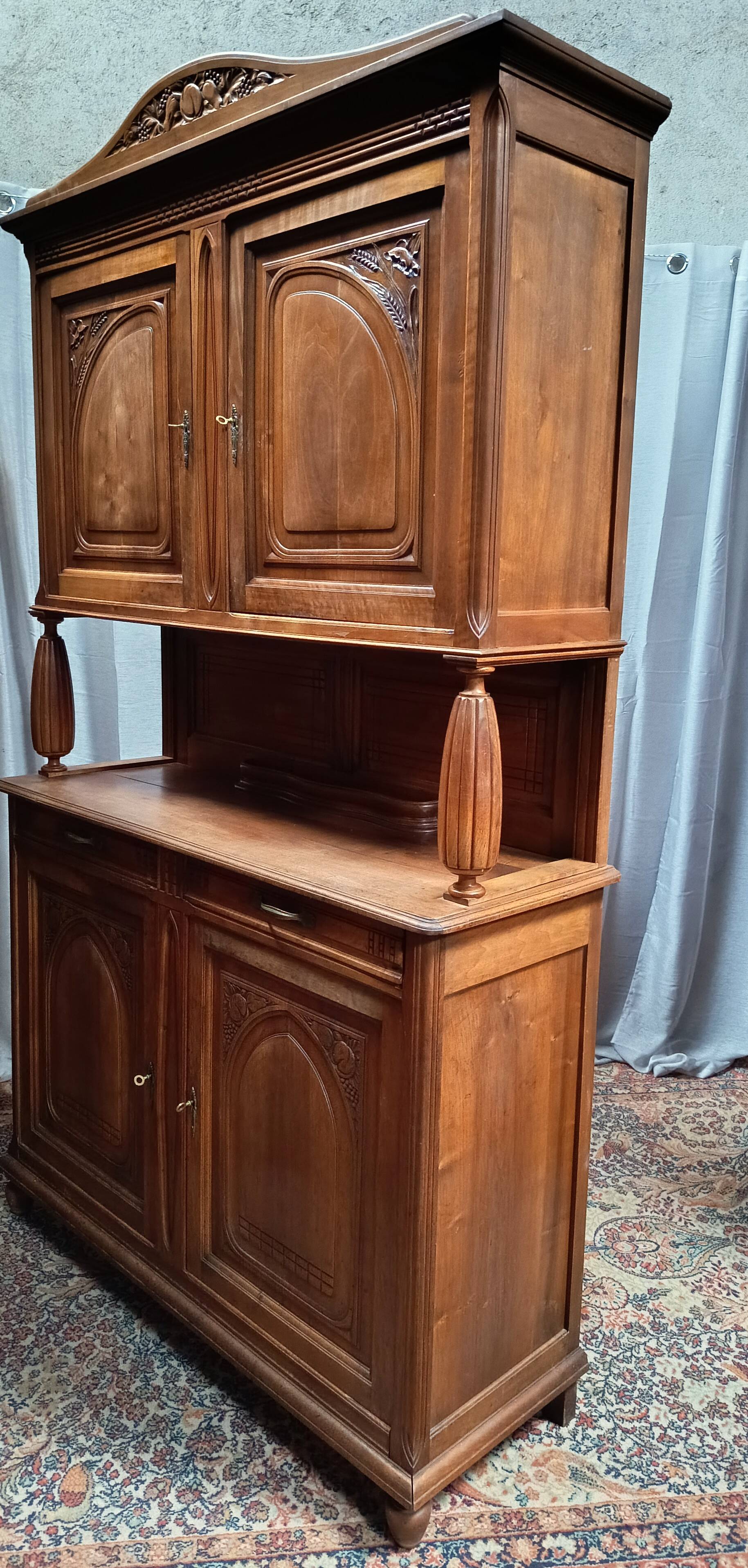 Art Deco walnut sideboard