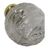 Vintage wall lamp Transparent globe