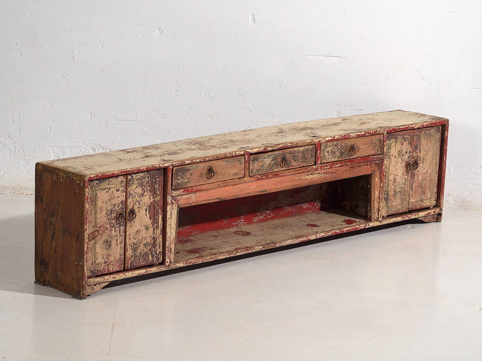 Antique Wabi Sabi Style TV Cabinet (c.1900)