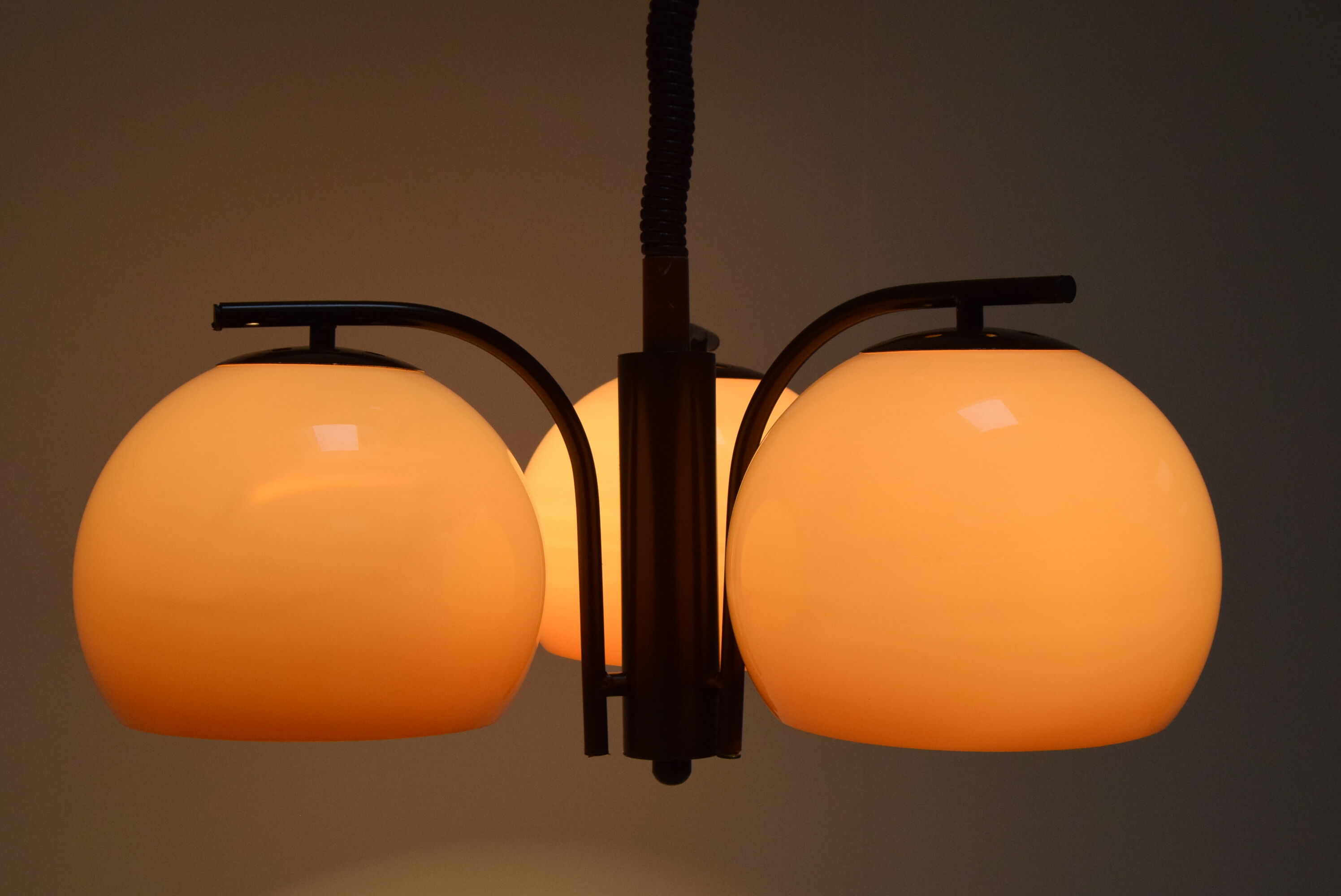 Mid-century adjustable chandelier ,1970's