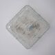 Ice glass ceiling lamp by Kaiser Leuchten 1970s