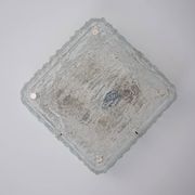 Ice glass ceiling lamp by Kaiser Leuchten 1970s