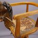 Chaise de barbier antique pour enfants, Allemagne vers 1920.