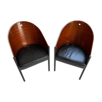 Costes chair duo by Philippe Starck, edited by Aleph
