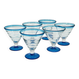 Swirl ice cream bowls by "Ella Sabatini" 1990s – set of 6