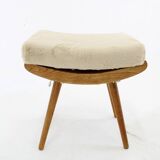 1960s Pair of Ash Stools , Czechoslovakia