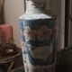 Chinese baluster vase in polygonal shape