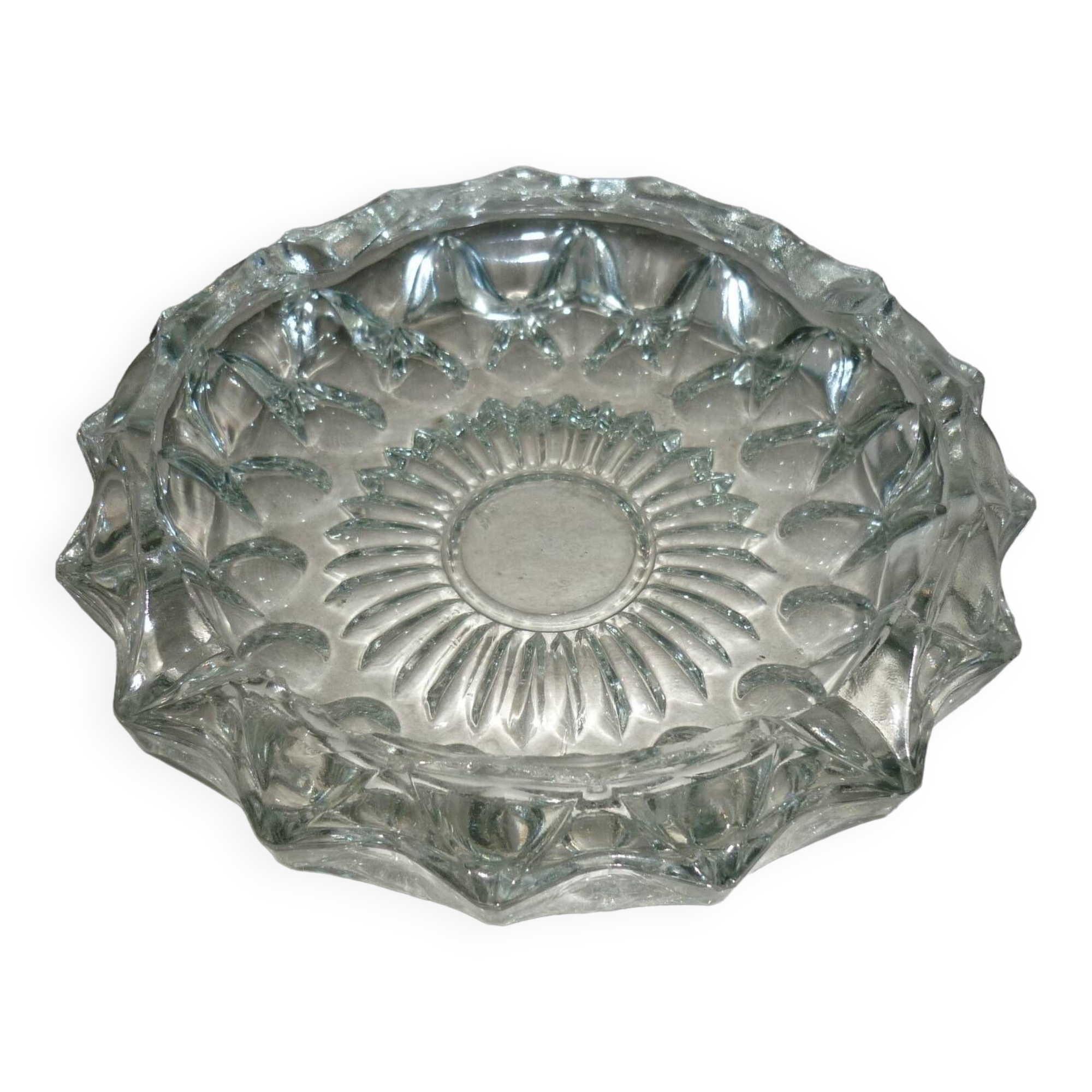 Vintage glass ashtray 1970