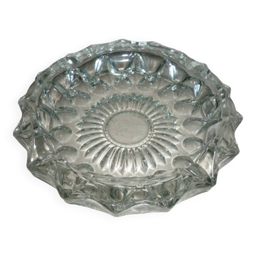 Cendrier en verre vintage 1970