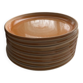 8 assiettes plates