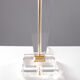 Paire de lampes de table Hollywood Regency lucite 1970 France