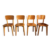 Set of 4 indestructible bistro chairs Elf