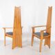 Pair of Japanese armchairs