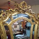 Golden mirror 210x120cm
