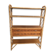 Rattan bookcase from the 60/70