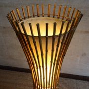 Bamboo floor lamp, 1960s