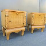 Pair of bedside tables years 40
