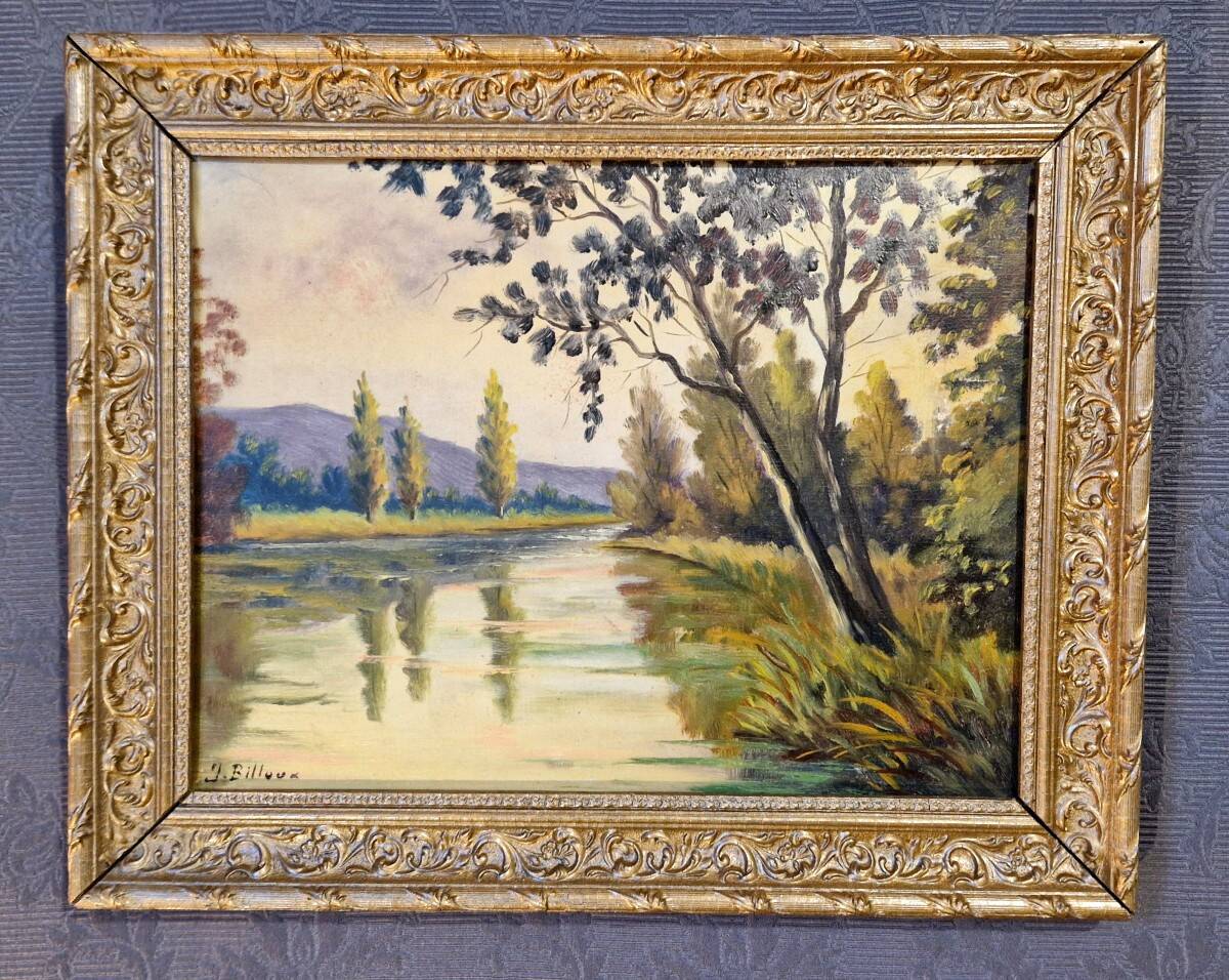 Tableau J. BILLOUX – École Française du XIXe/XXe