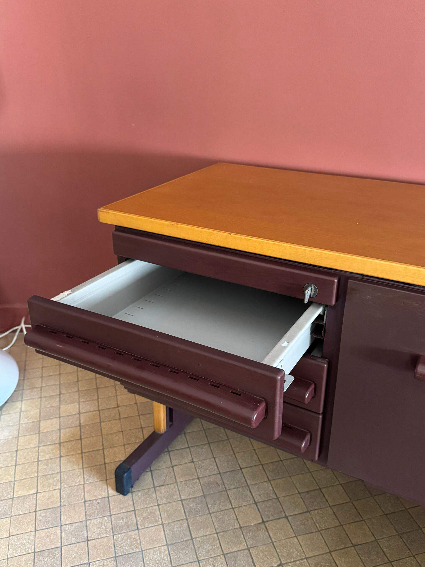 Vintage 1970s metal storage furniture
