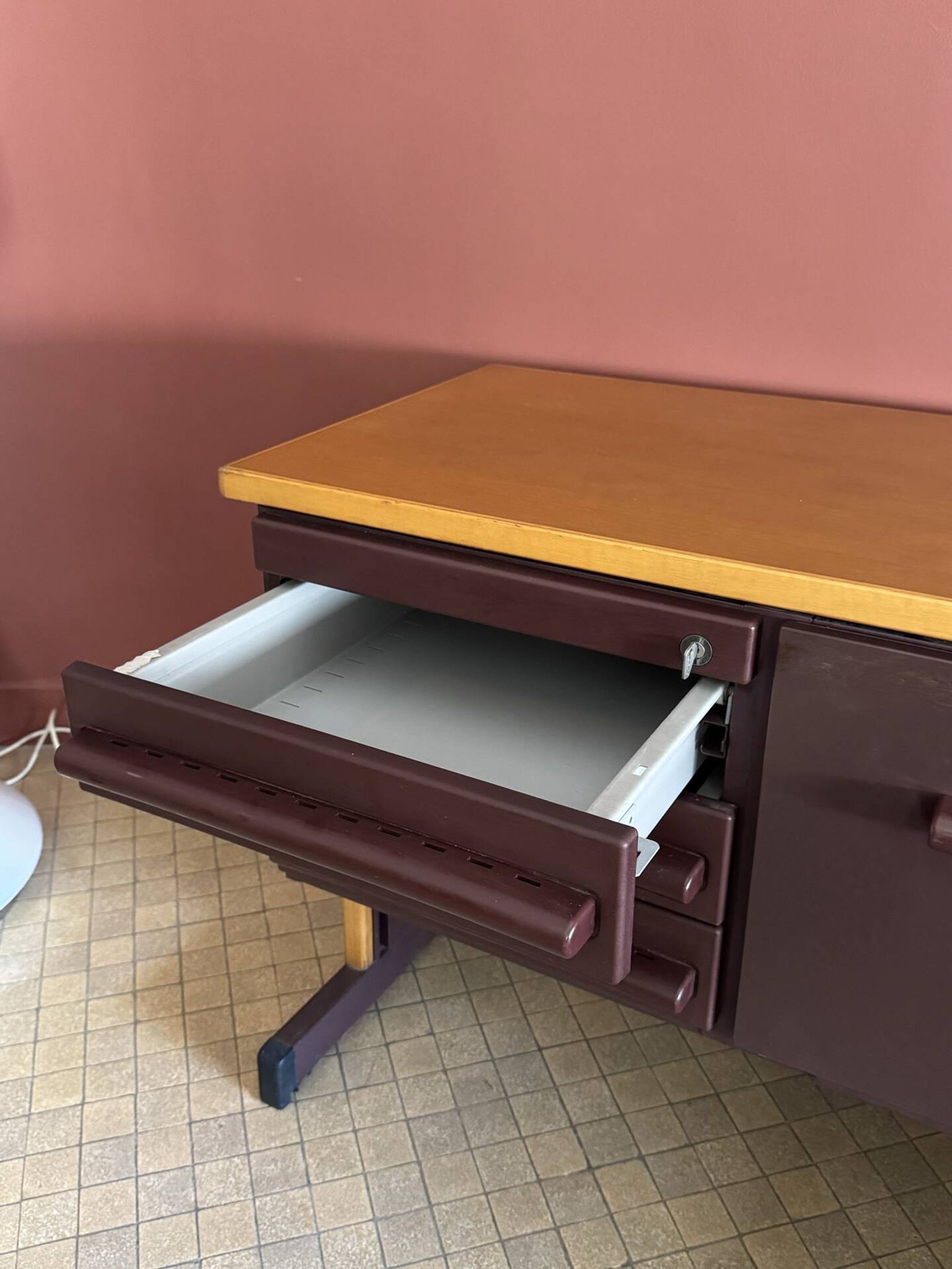 Vintage 1970s metal storage furniture