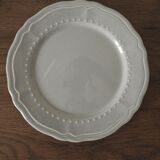 Set of 4 blue ceramic dessert plates