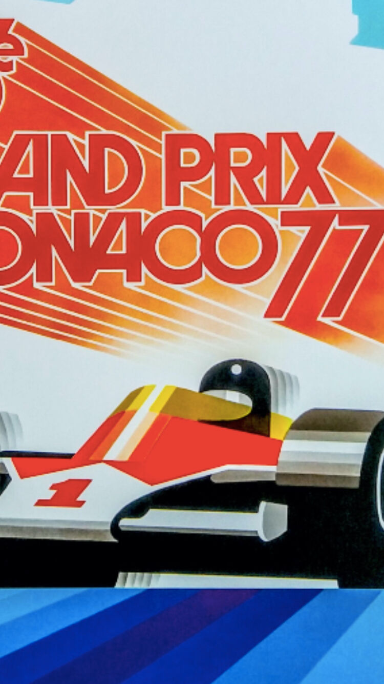 Monaco F1 Grand Prix poster