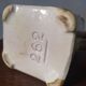 Art Nouveau pitcher in slip