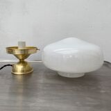 Old vintage opaline table lamp