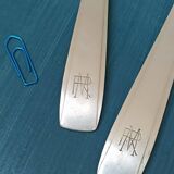 Solid silver fork and spoon Ernest Prost Paris, 1920s-1930s