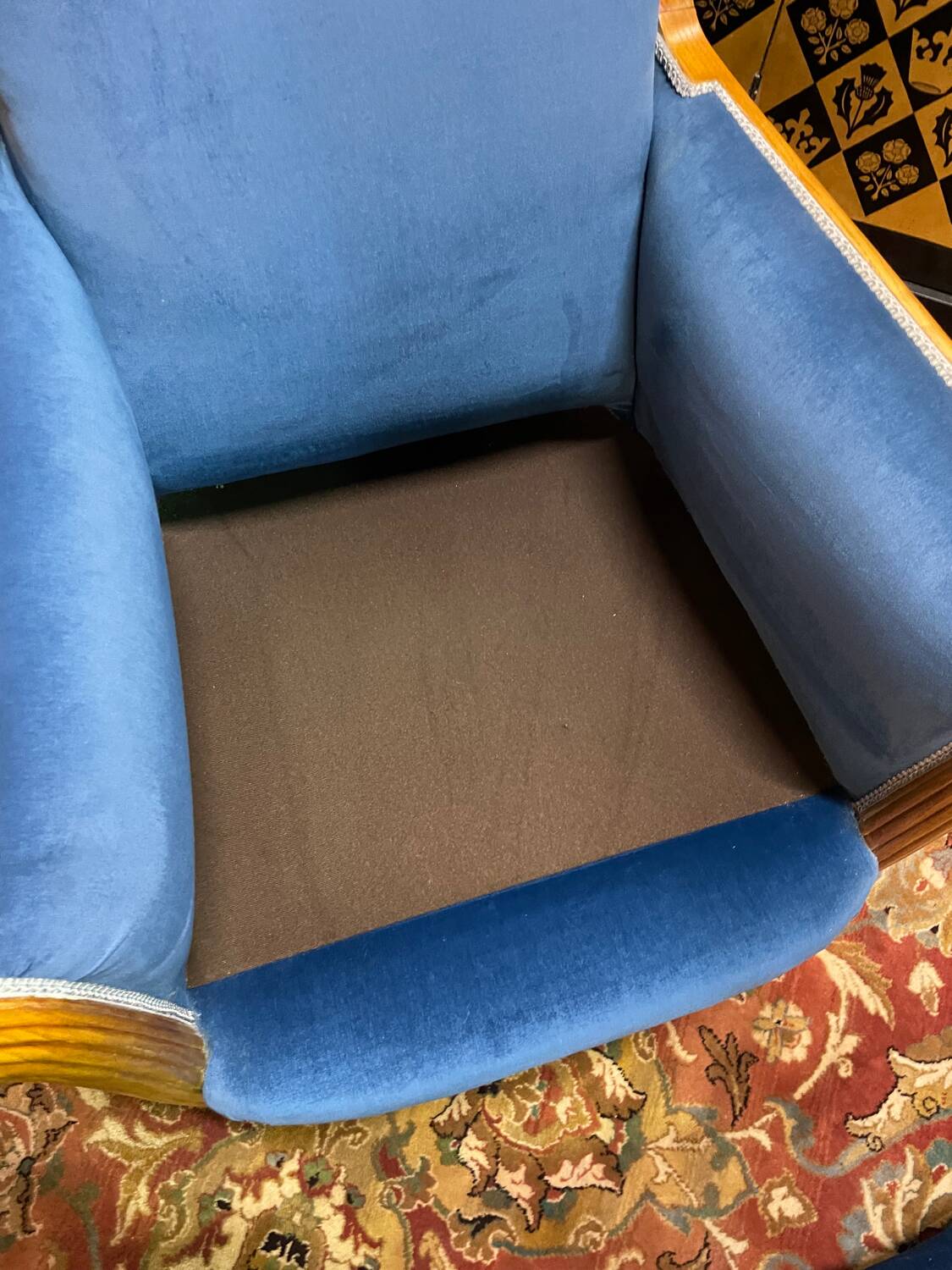 Armchair / Bergère restored Art Deco period