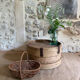 Wooden bedside table