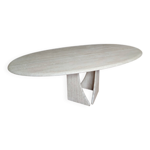 Table a manger en travertin - veritable