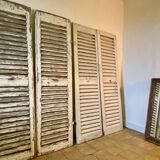 4 patinated shutters