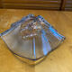 Bol vide poche mikasa crystal moulded decor flowers coloured vintage