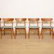 6 chaises de salle à manger | Farstrup | Modèle 210 | Rembourrées