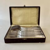 Twelve-piece silver-plated cutlery set