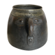 Pot cover vase face 1900 patina of origin
